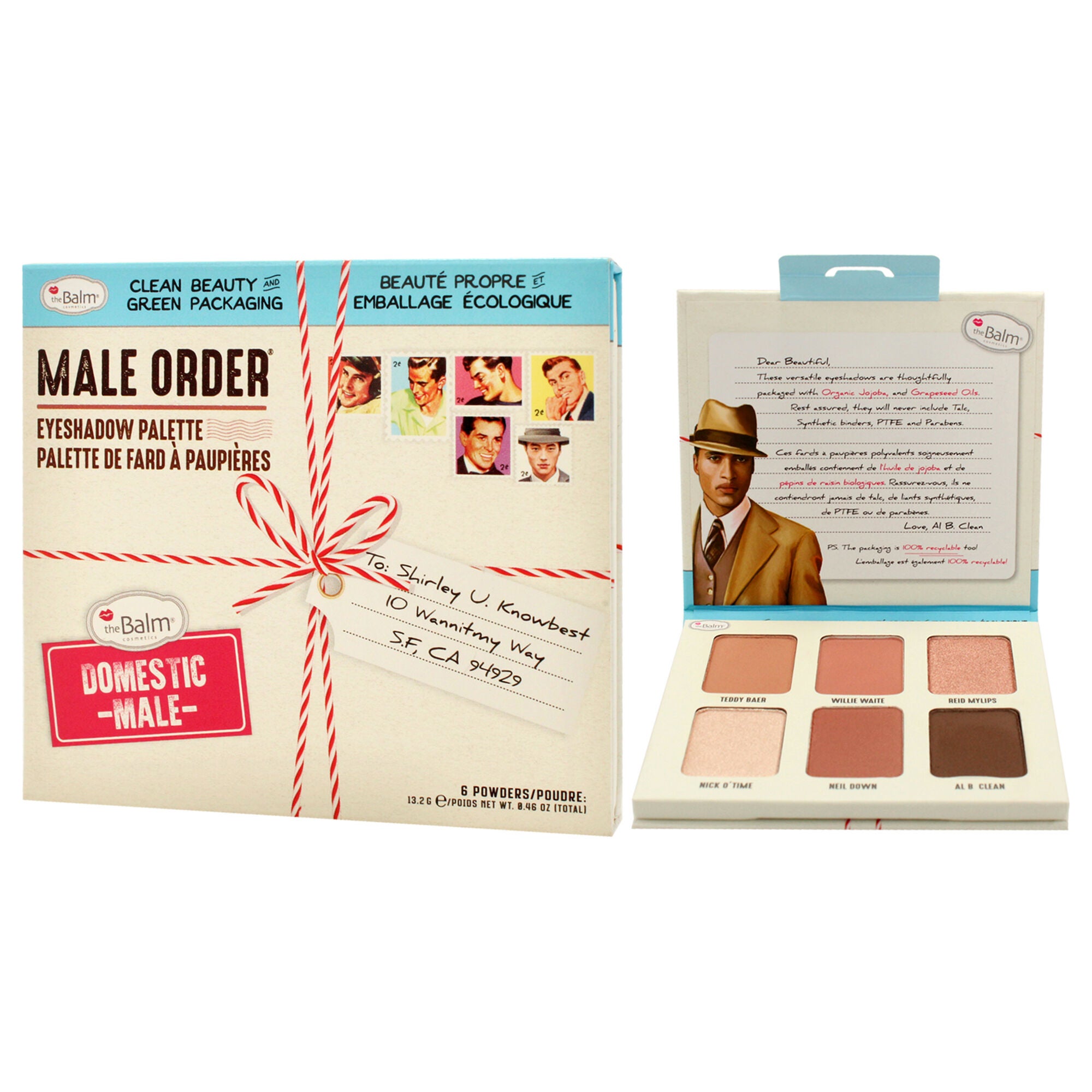 Male Order Domestic Eyeshadow Palette by the Balm for Women - 0.46 oz Eye Shadow, See Description, alternate image number 3