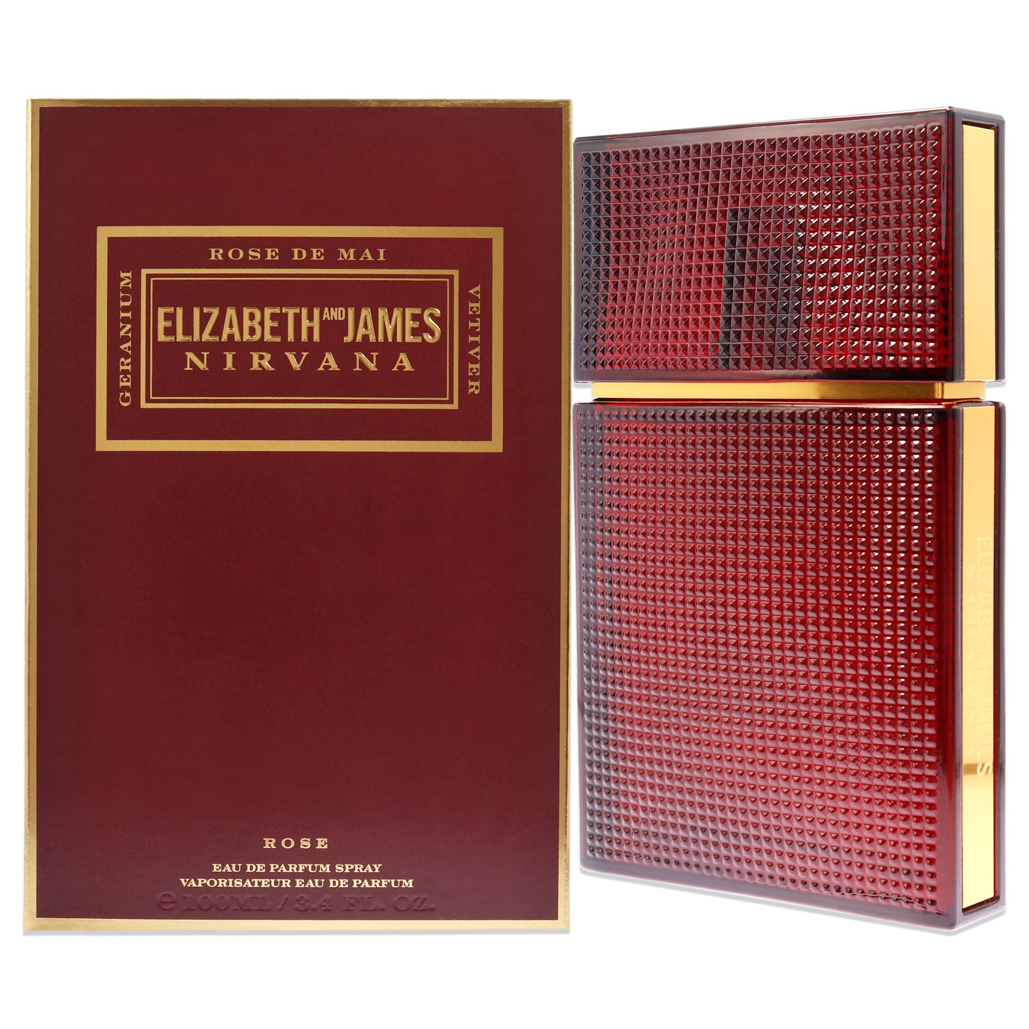 Nirvana Rose by Elizabeth and James for Women - 3.4 oz EDP Spray, See Description, hi-res image number 0