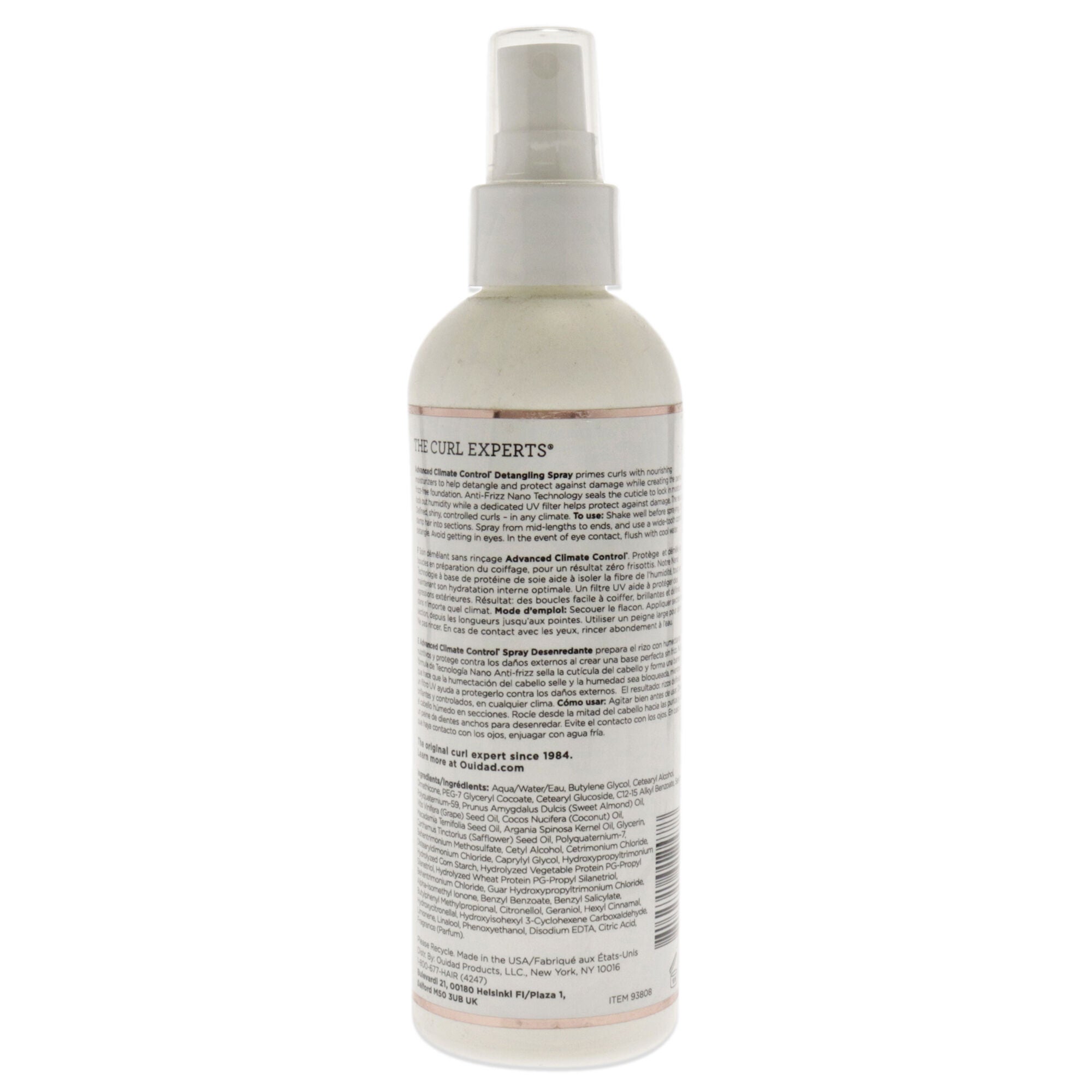 Advanced Climate Control Detangling Heat Spray by Ouidad for Unisex - 8.5 oz Hair Spray, See Description, alternate image number 2