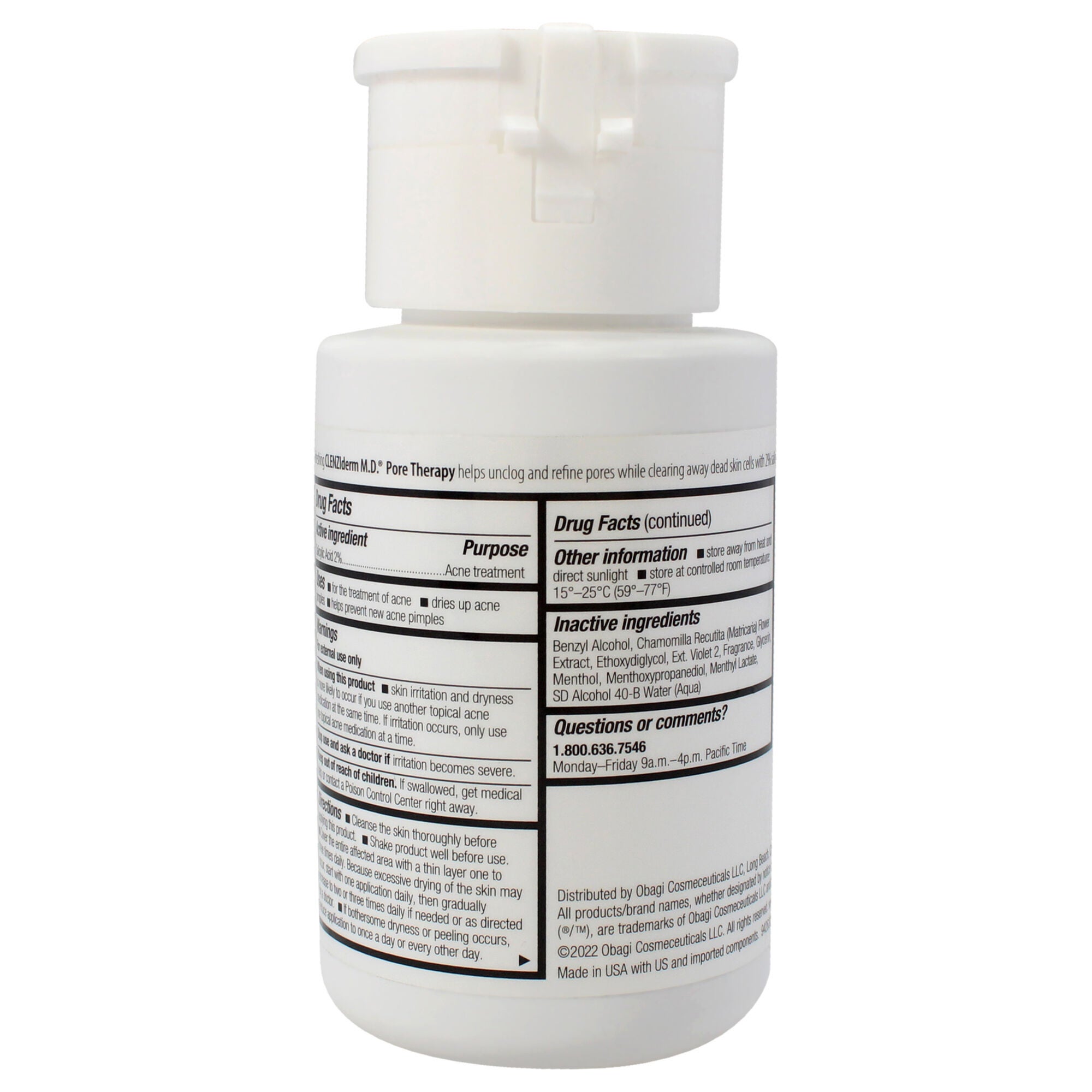 Obagi Clenziderm M.D. Pore Therapy by Obagi for Unisex - 5 oz Treatment, See Description, alternate image number 1