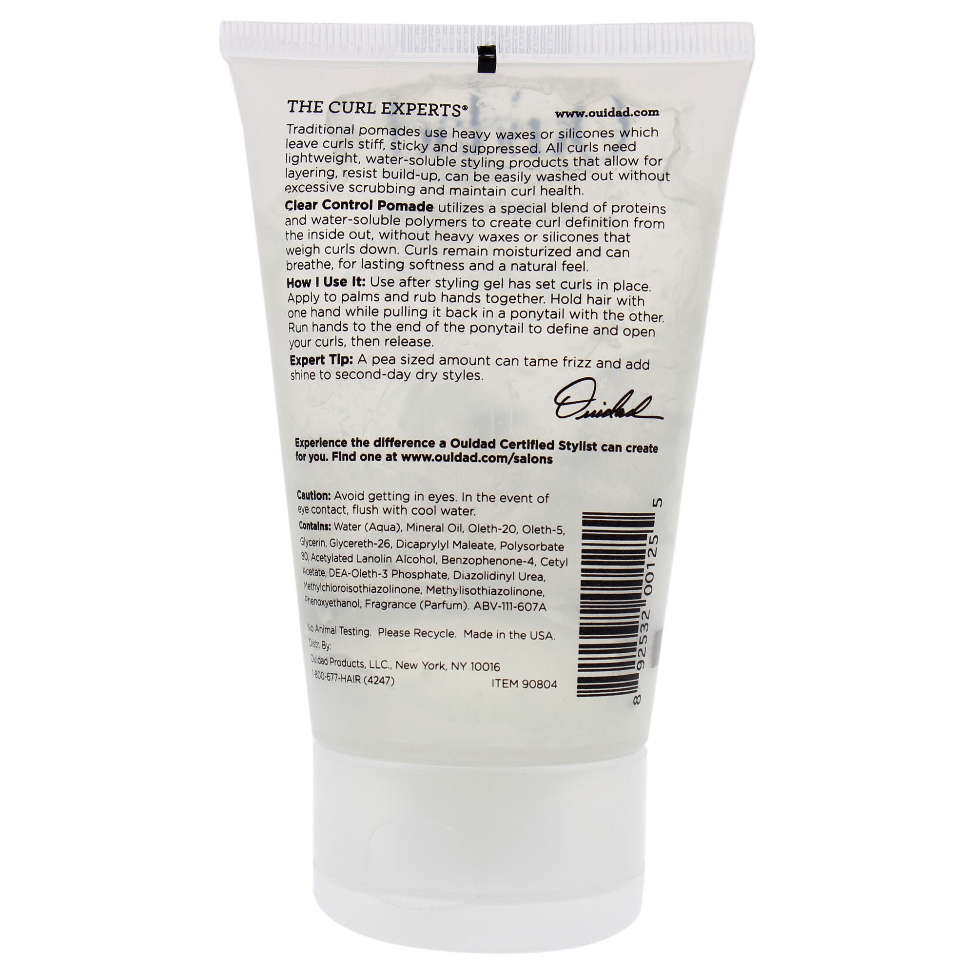 Clear Control Pomade by Ouidad for Unisex - 4 oz Pomade, , alternate image number 3