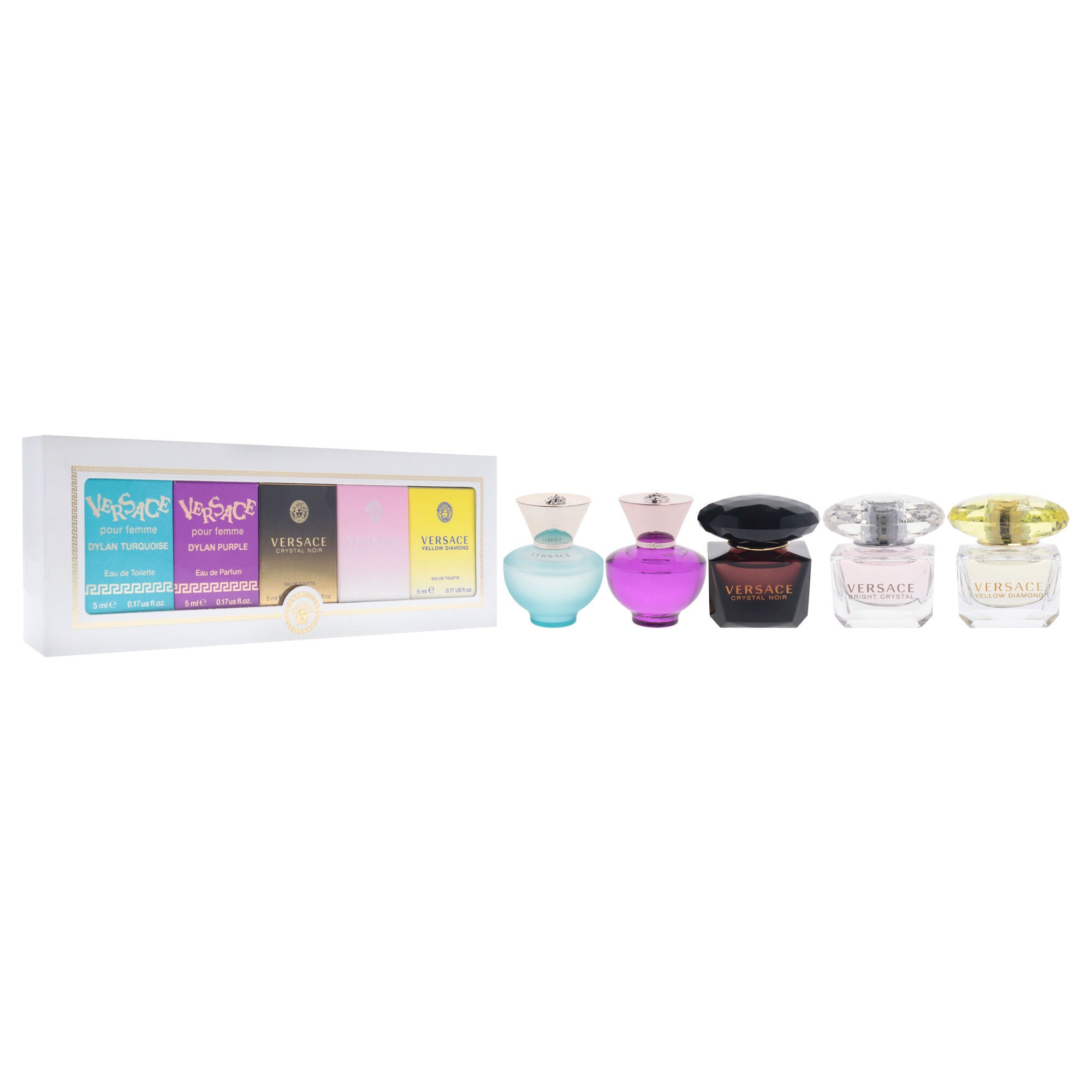 Versace Miniatures Collection by Versace for Women - 5 Pc Mini Gift Set 0.17oz, See Description, alternate image number 2