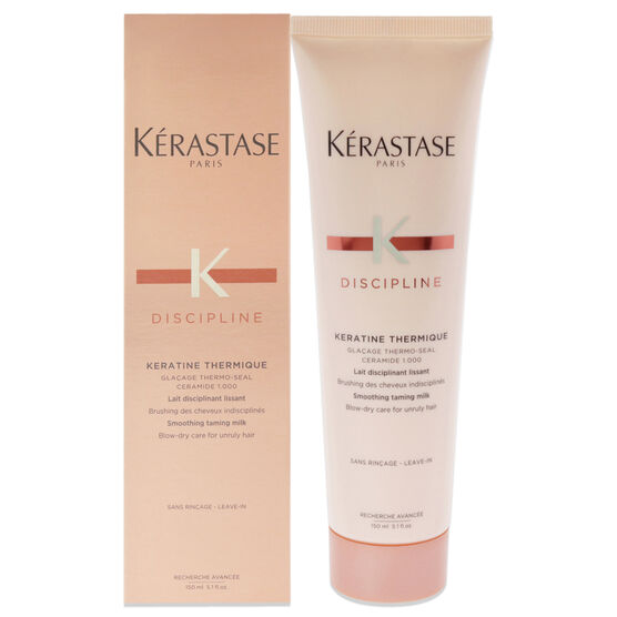 Discipline Keratine Thermique Smoothing Milk Anti-Frizz by Kerastase for Unisex - 5.1 oz Anti-Frizz | King Size