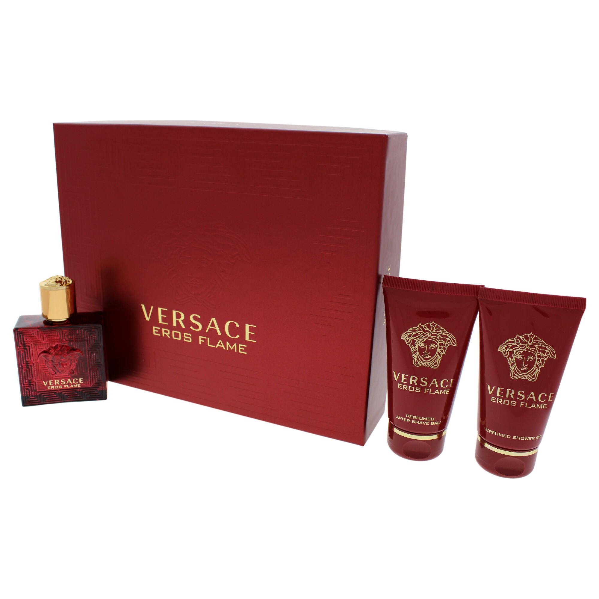 Eros Flame by Versace for Men - 3 Pc Gift Set 1.7oz EDP Spray, 1.7oz Shower Gel, 1.7oz After Shave Balm, , alternate image number 8