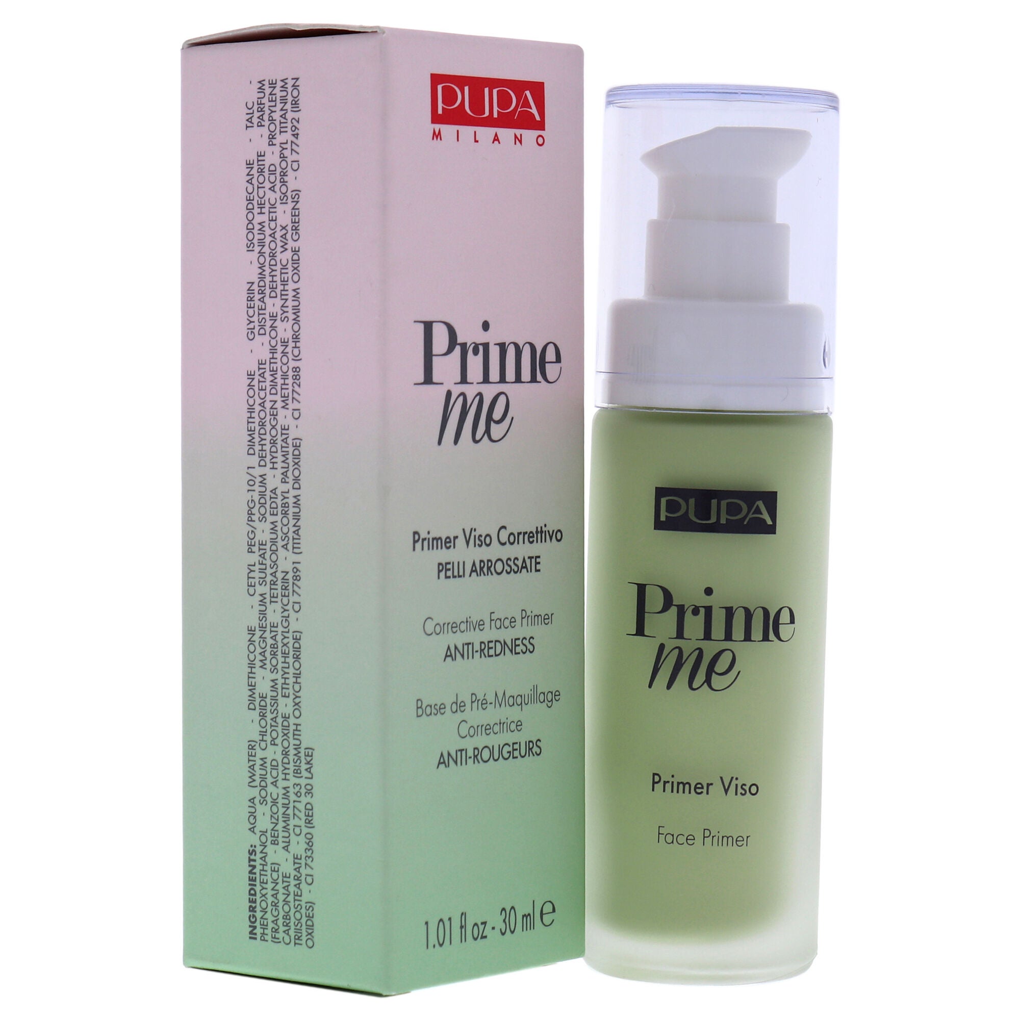 Prime Me Corrective Anti Redness Face Primer - 003 Green by Pupa Milano for Women - 1.01 oz Primer, , alternate image number 6