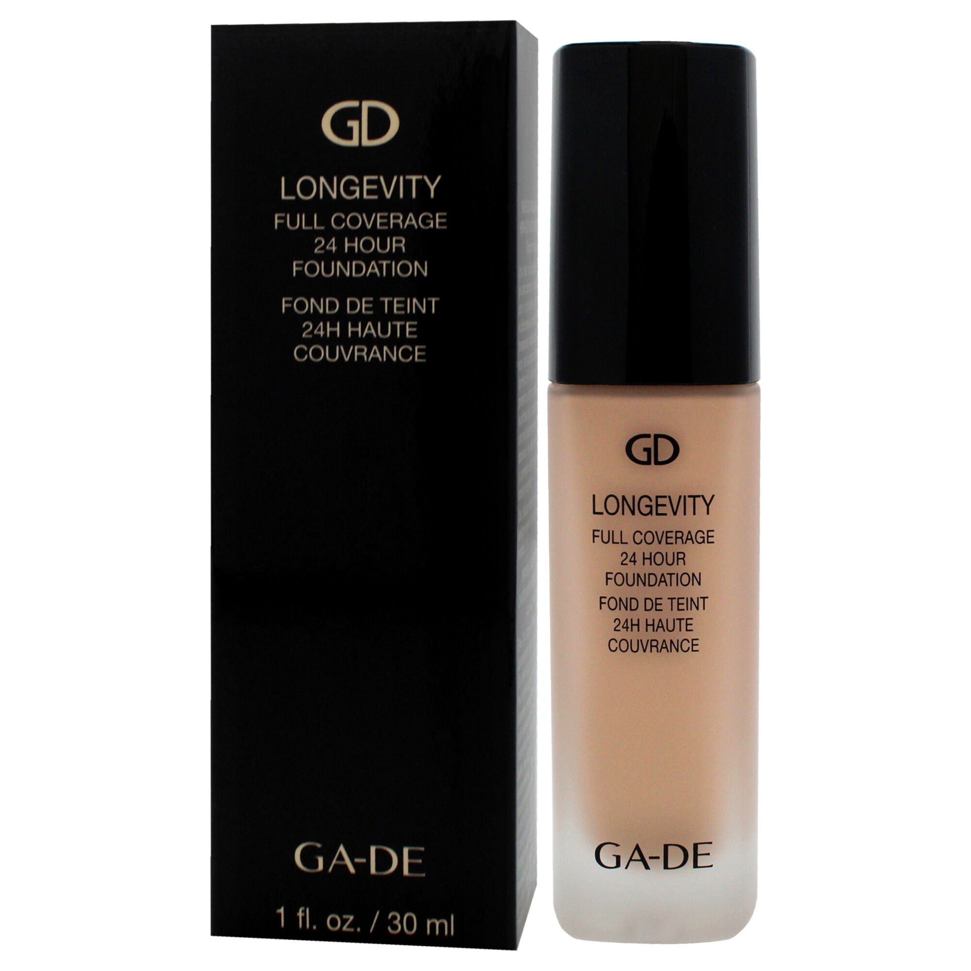 Longevity Full Coverage 24Hr Foundation - 550 Fair Neutral by GA-DE for Women - 1 oz Foundation, See Description, alternate image number 2