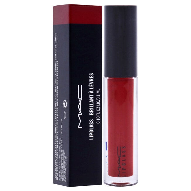 LipGlass Lip Gloss - Ruby Woo by MAC for Women - 0.1 oz Lip Gloss, NA, alternate image number null