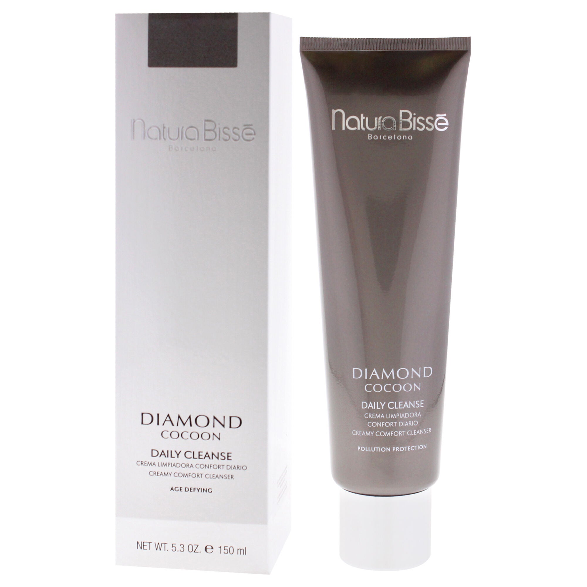 Diamond Cocoon Daily Cleanser by Natura Bisse for Women - 5.3 oz Cleanser, White, alternate image number 3