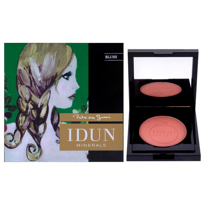 Pressed Mineral Blush - 011 Smultron by Idun Minerals for Women - 0.18 oz Blush, NA, hi-res image number null