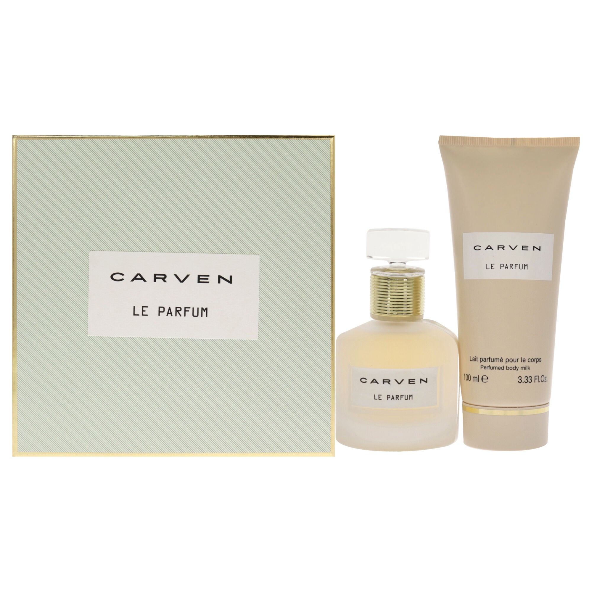 Le Parfum by Carven for Women - 2 Pc Gift Set 1.66oz EDP Spray, 3.33oz Perfume Body Milk, See Description, hi-res image number 0