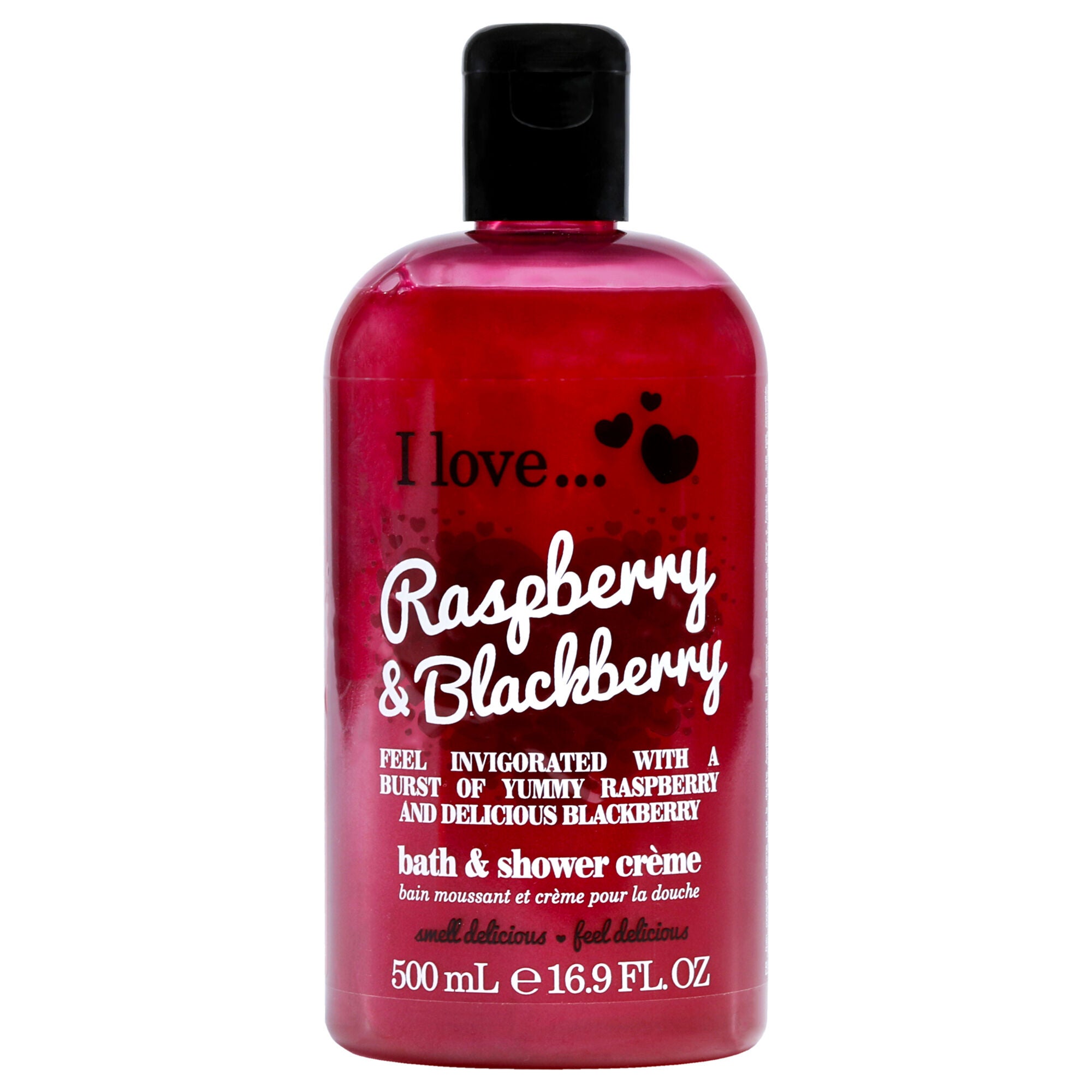 Bath and Shower Creme - Raspberry and Blackberry by I Love Cosmetics for Women - 16.9 oz Shower Cream, See Description, hi-res image number 0