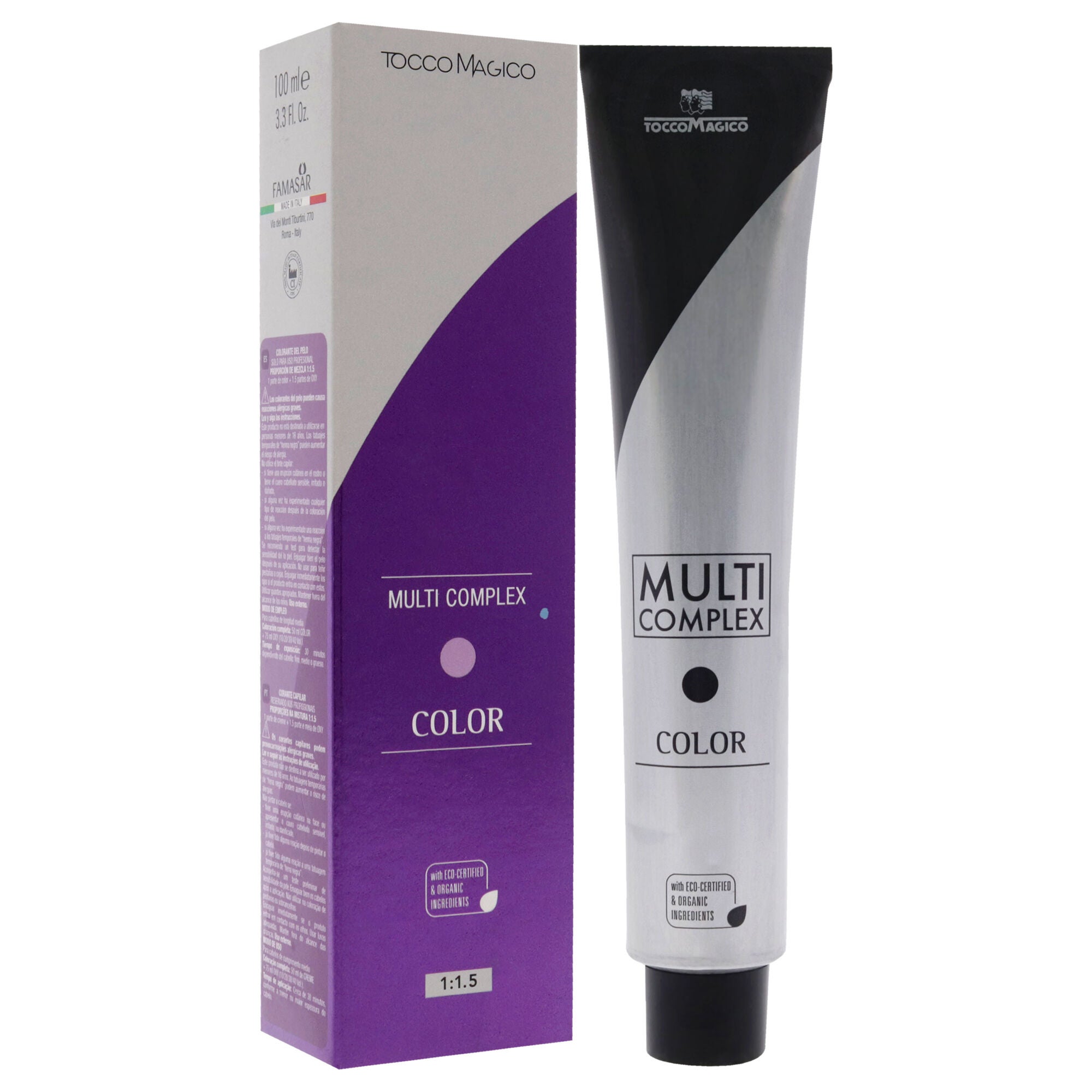 Multi Complex Permanet Hair Color - 7.66 Intense Red Blond by Tocco Magico for Unisex - 3.38 oz Hair Color, See Description, alternate image number 2