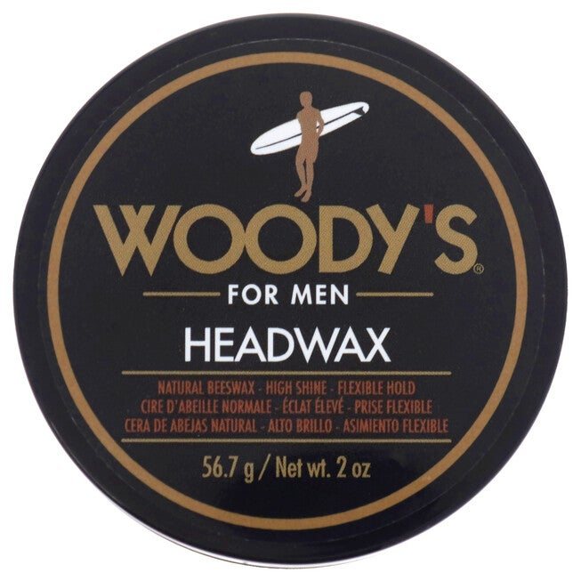 Headwax Natural Beeswax by Woodys for Men - 2 oz Pomade, NA, hi-res image number null