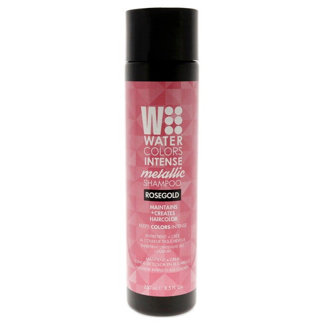 Watercolors Intense Metallic Shampoo - Rose Gold by Tressa for Unisex - 8.5 oz Shampoo, NA, hi-res image number null