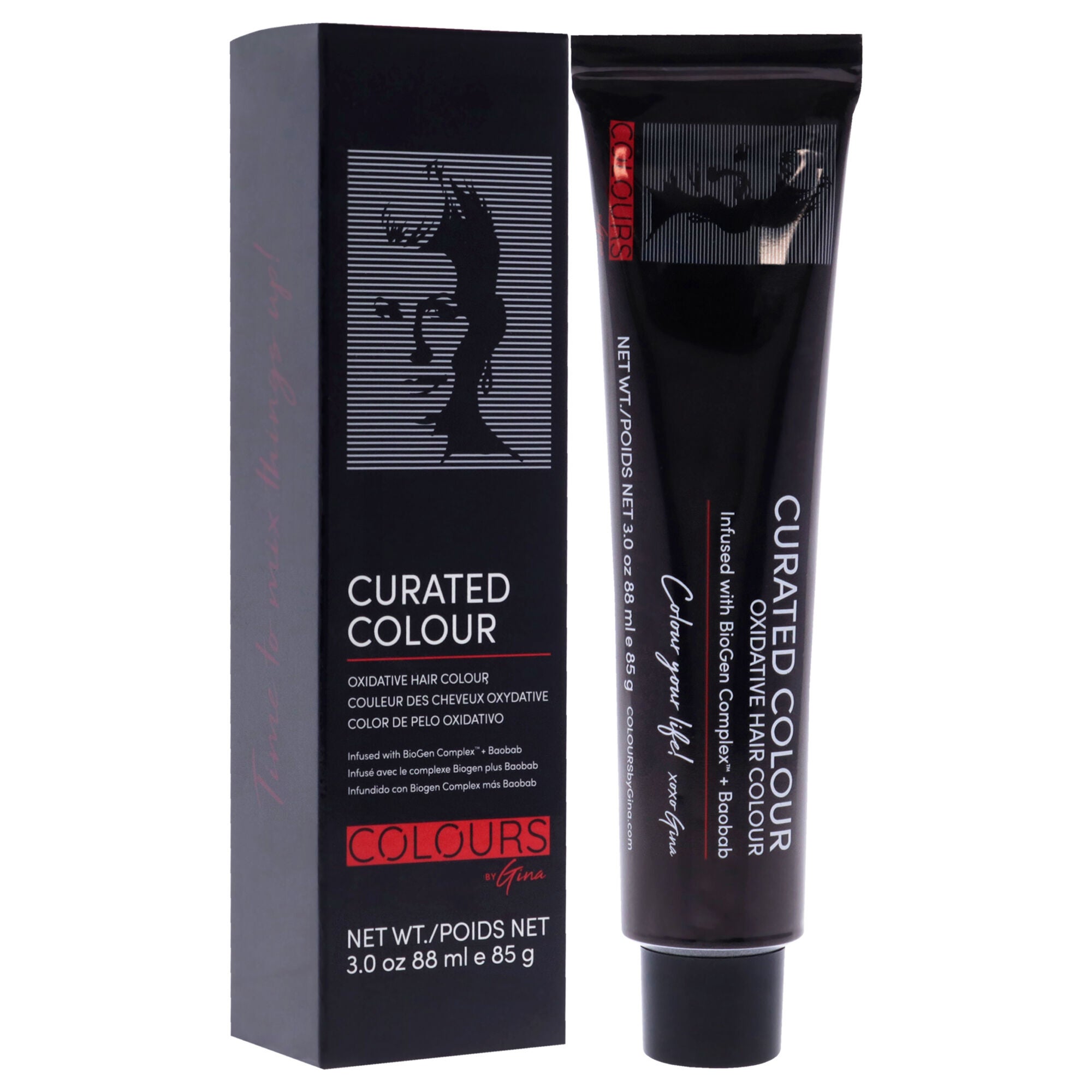Curated Colour - 5.3-5G Light Golden Brown by Colours By Gina for Unisex - 3 oz Hair Color, See Description, alternate image number 2