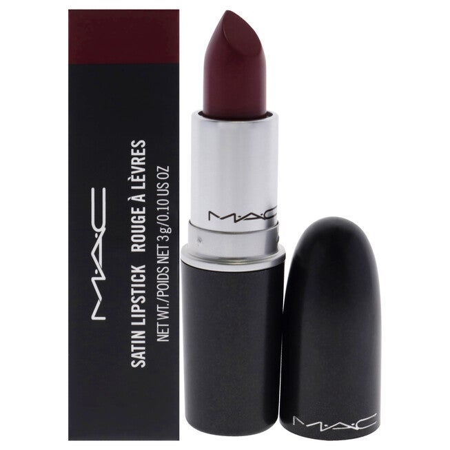 Satin Lipstick - 801 Amorous by MAC for Women - 0.10 oz Lipstick, NA, hi-res image number null