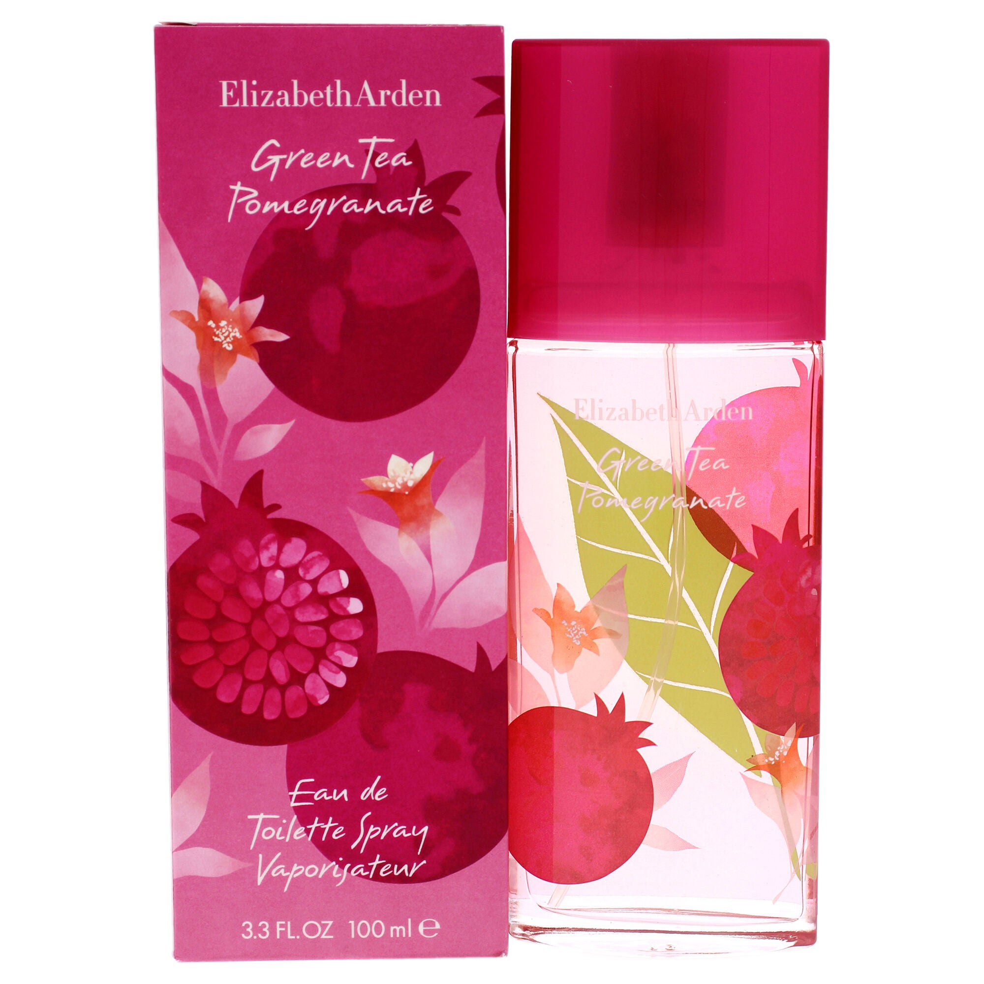 Green Tea Pomegranate by Elizabeth Arden for Women - 3.4 oz EDT Spray, See Description, hi-res image number 0