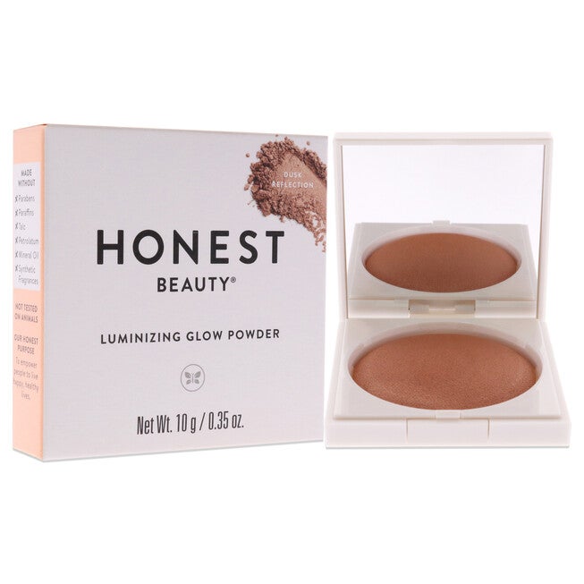 Luminizing Glow Powder - Dusk Reflection by Honest for Women - 0.35 oz highlighter, NA, alternate image number null
