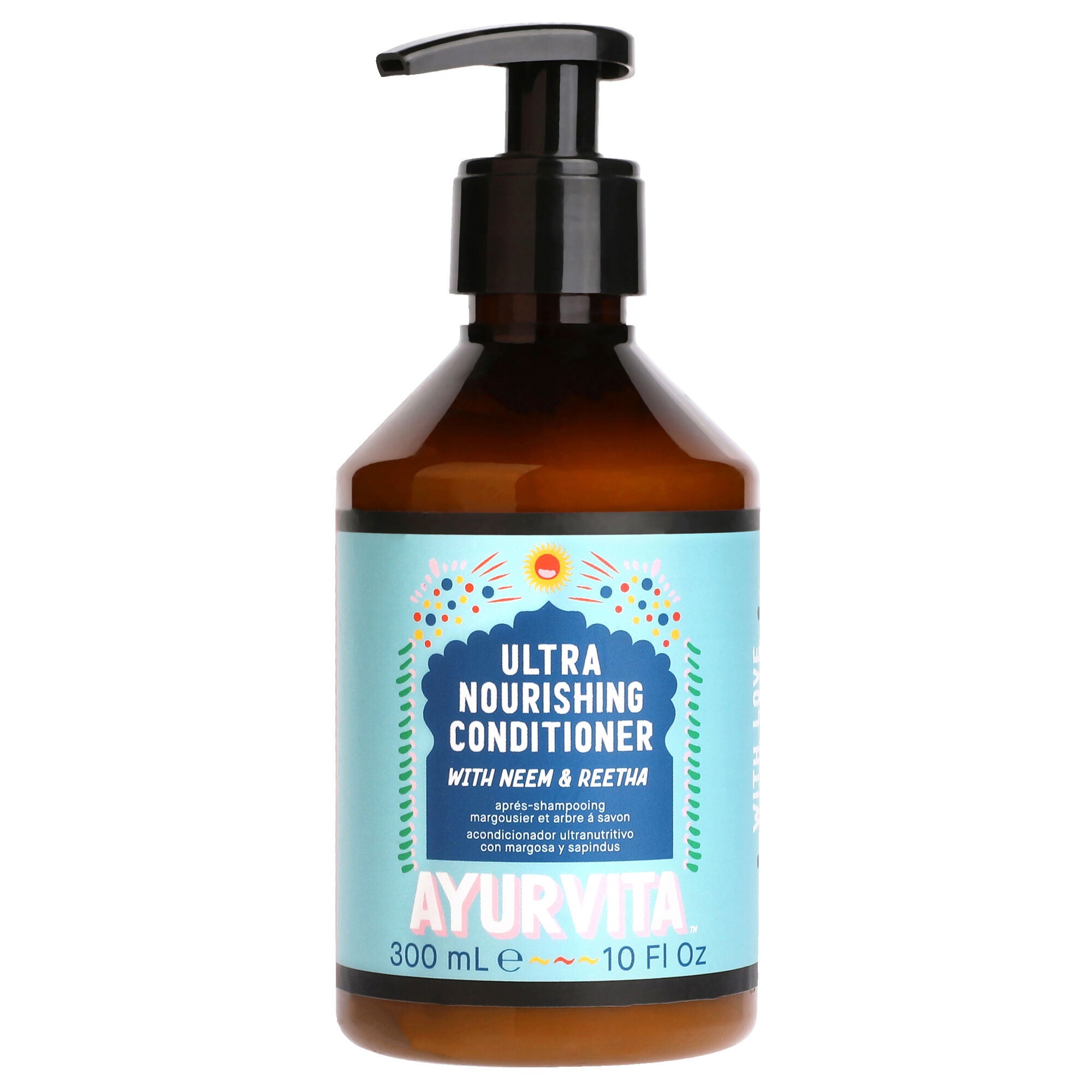 Neem and Reetha Ultra Nourishing Kit by AyurVita for Unisex - 2 Pc Kit 10oz Shampoo, 10oz Conditioner, See Description, alternate image number 1