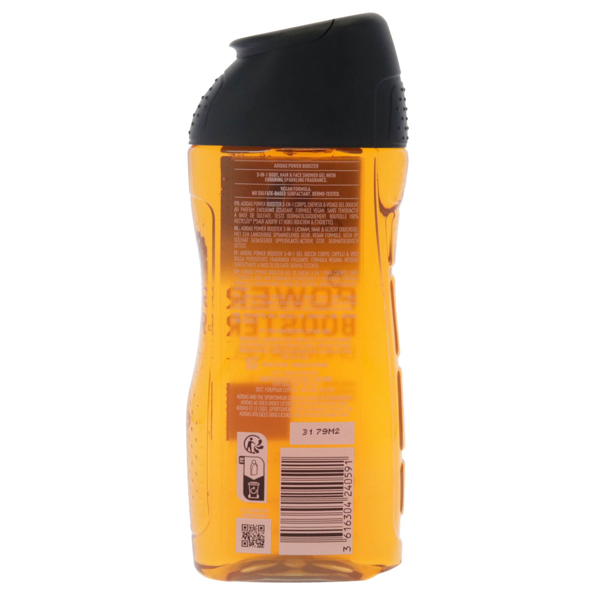 Shower Gel - Power Booster by Adidas for Men - 8.4 oz Shower Gel, See Description, alternate image number 1