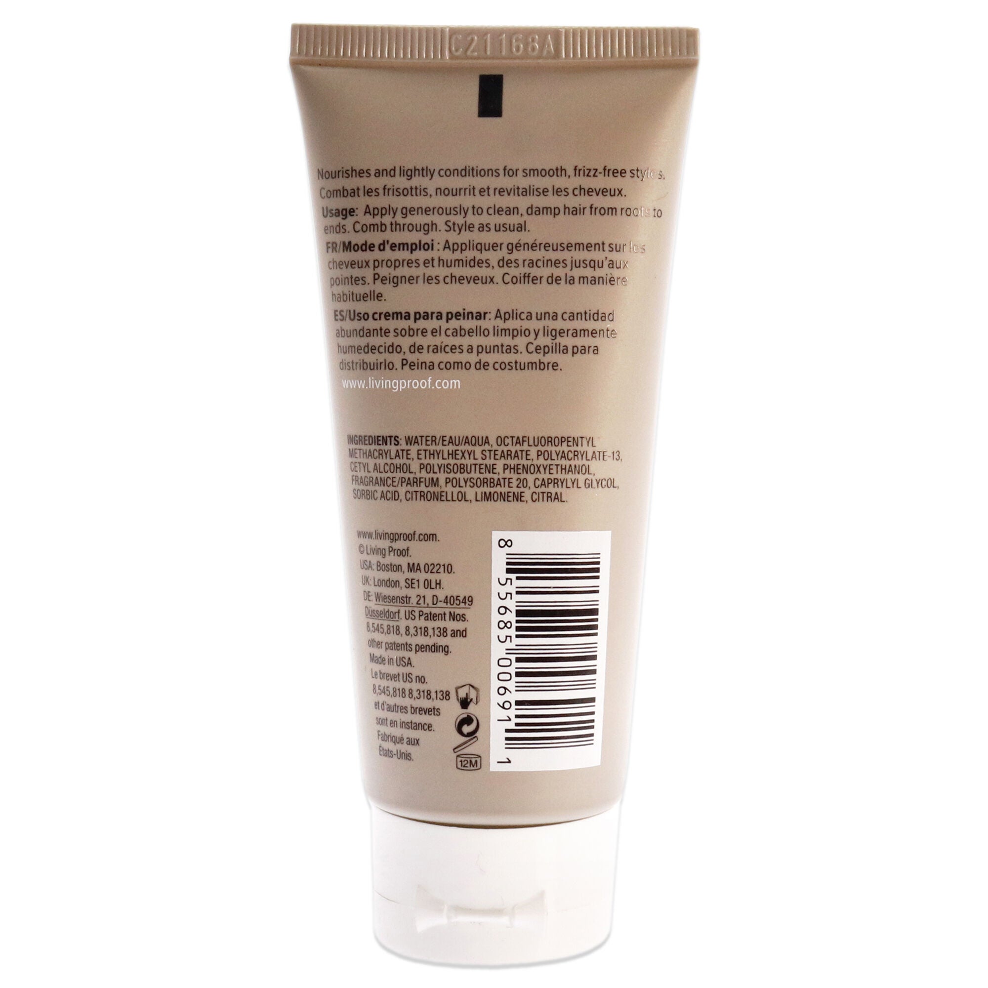 No Frizz Nourishing Styling Cream by Living Proof for Unisex - 2 oz Cream, See Description, alternate image number 2