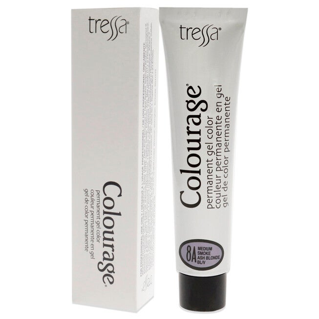 Colourage Permanent Gel Color - 8A Medium Smoke Ash Blonde by Tressa for Unisex - 2 oz Hair Color, NA, alternate image number null