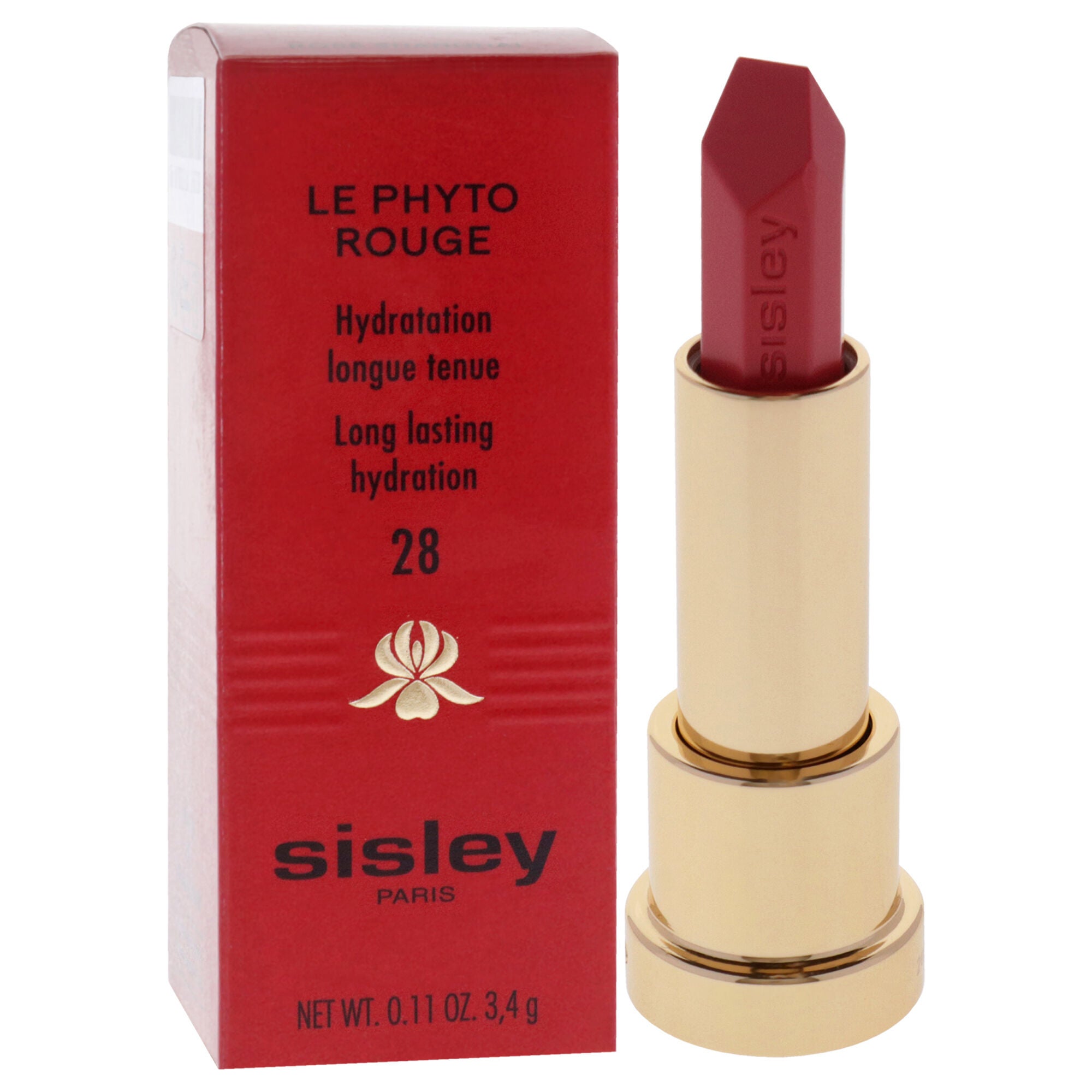 Le Phyto Rouge Lipstick - 28 Rose Shanghai by Sisley for Women - 0.11 oz Lipstick, See Description, alternate image number 1