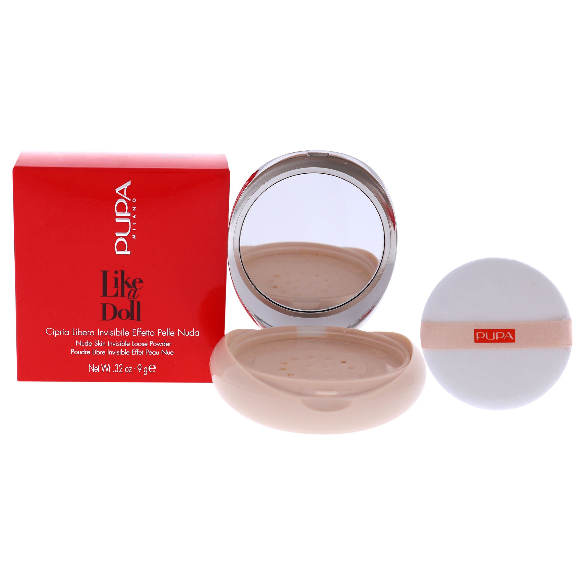 Like a Doll Invisible Loose Powder - 003 Natural Beige by Pupa Milano for Women - 0.32 oz Powder, See Description, hi-res image number 0