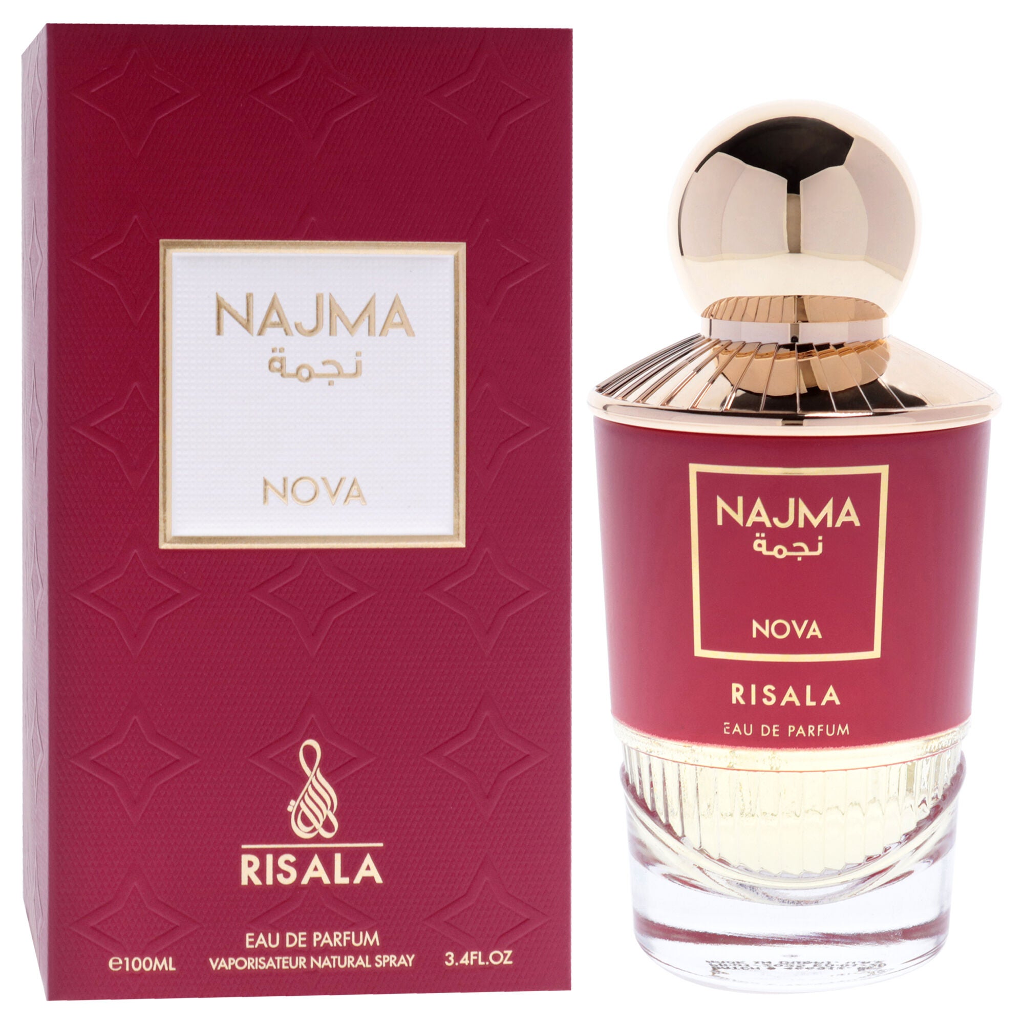 Najma Nova by Risala for Unisex - 3.4 oz EDP Spray, Clear, alternate image number 2