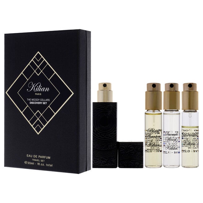 The Woody Cellars Discovery Set by Kilian for Unisex - 5 Pc Mini Gift Set, , alternate image number null