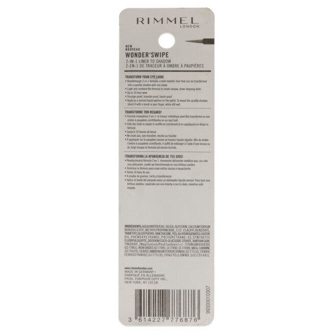 Wonder Swipe 2-in-1 Liner to Shadow - 007 Crave Me by Rimmel London for Women - 0.058 oz Eyeliner, , alternate image number null