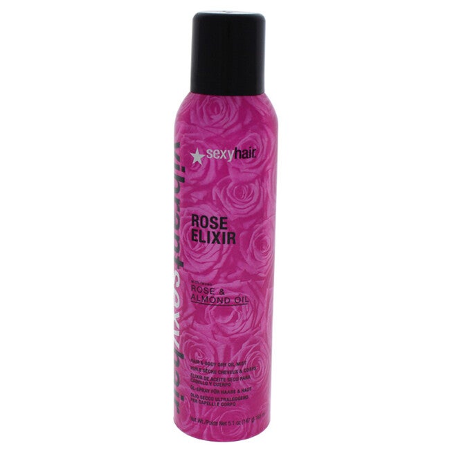 Vibrant Sexy Hair Rose Elixir Hair Body Dry Oil Mist by Sexy Hair for Unisex - 5.1 oz Spray, NA, hi-res image number null
