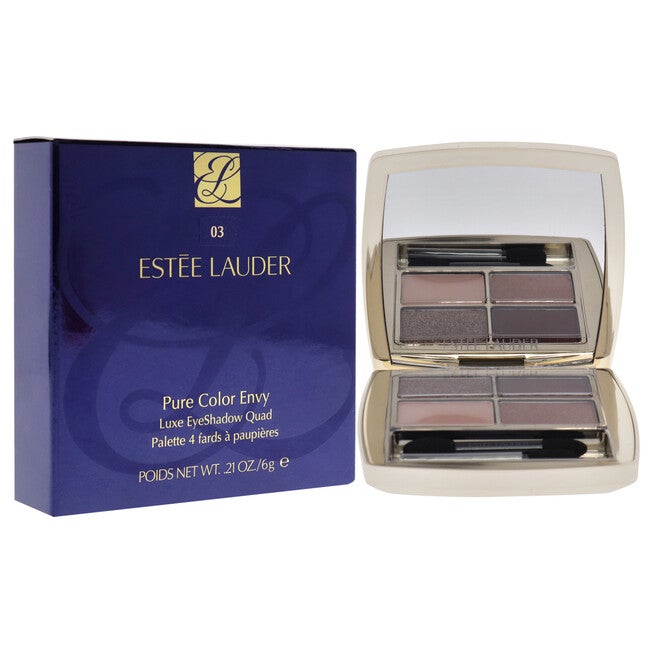 Pure Color Envy Luxe Eyeshadow Quad - 03 Aubergine Dream by Estee Lauder for Women - 0.28 oz Eye Shadow, , alternate image number 6