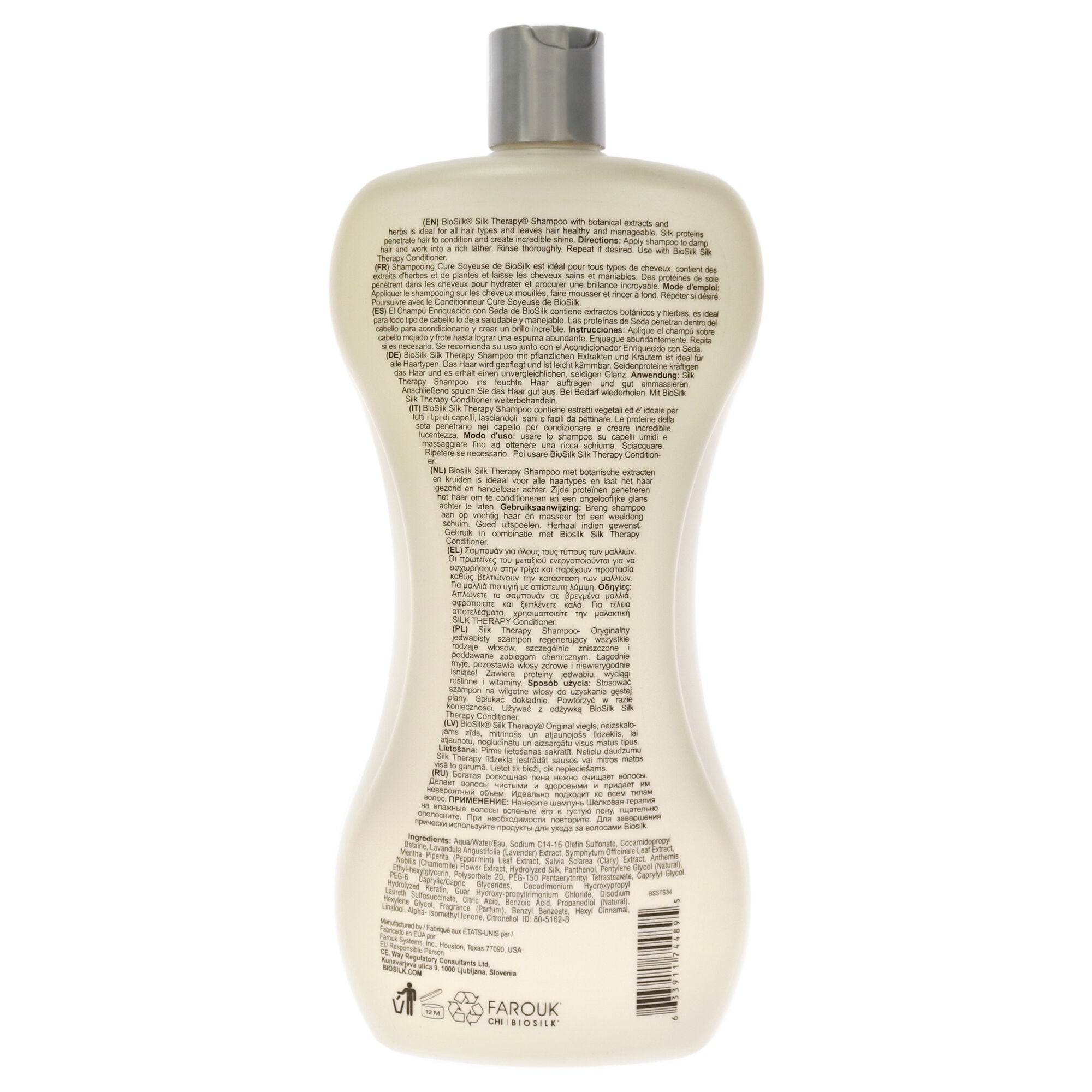 Silk Therapy Shampoo by Biosilk for Unisex - 34 oz Shampoo, , alternate image number 2