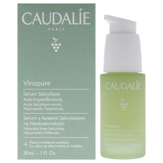 Vinopure Natural Salicylic Acid Pore Minimizing Serum by Caudalie for Unisex - 1 oz Serum, NA, hi-res image number null