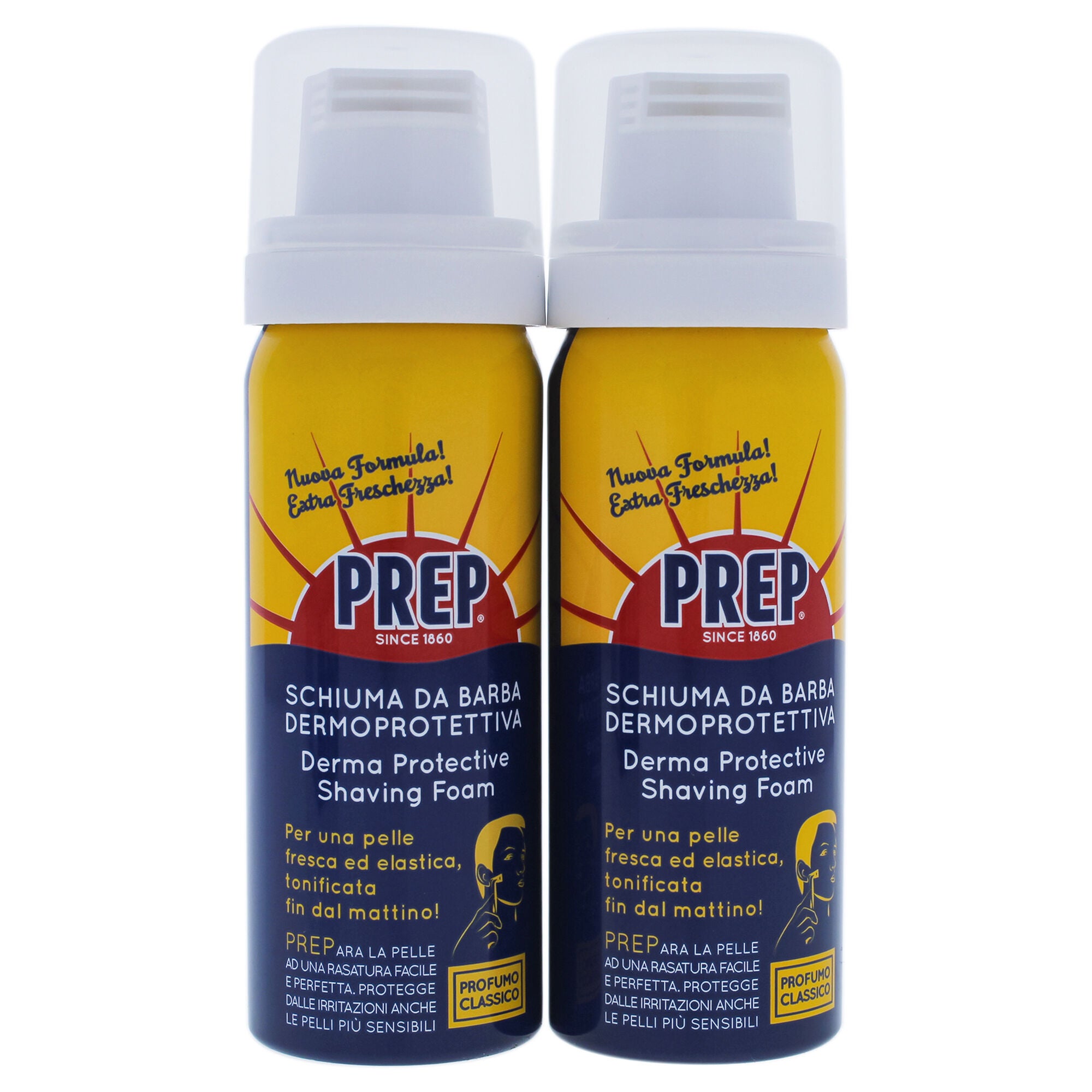 Derma Protective Shaving Foam by Prep for Men - 2 x 1.7 oz Shaving Foam, , alternate image number 4