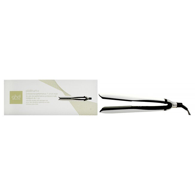 GHD Platinum Plus Professional Performance Styler Flat Iron - White by GHD for Unisex - 1 Inch Flat Iron, See Description, hi-res image number null