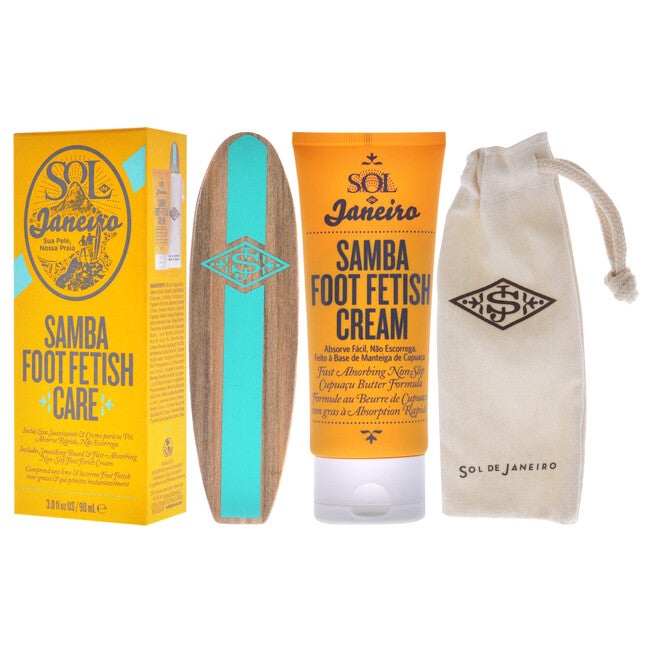 Samba 2-Step Foot Fetish Care by Sol de Janeiro for Unisex - 3 oz Cream, , alternate image number null