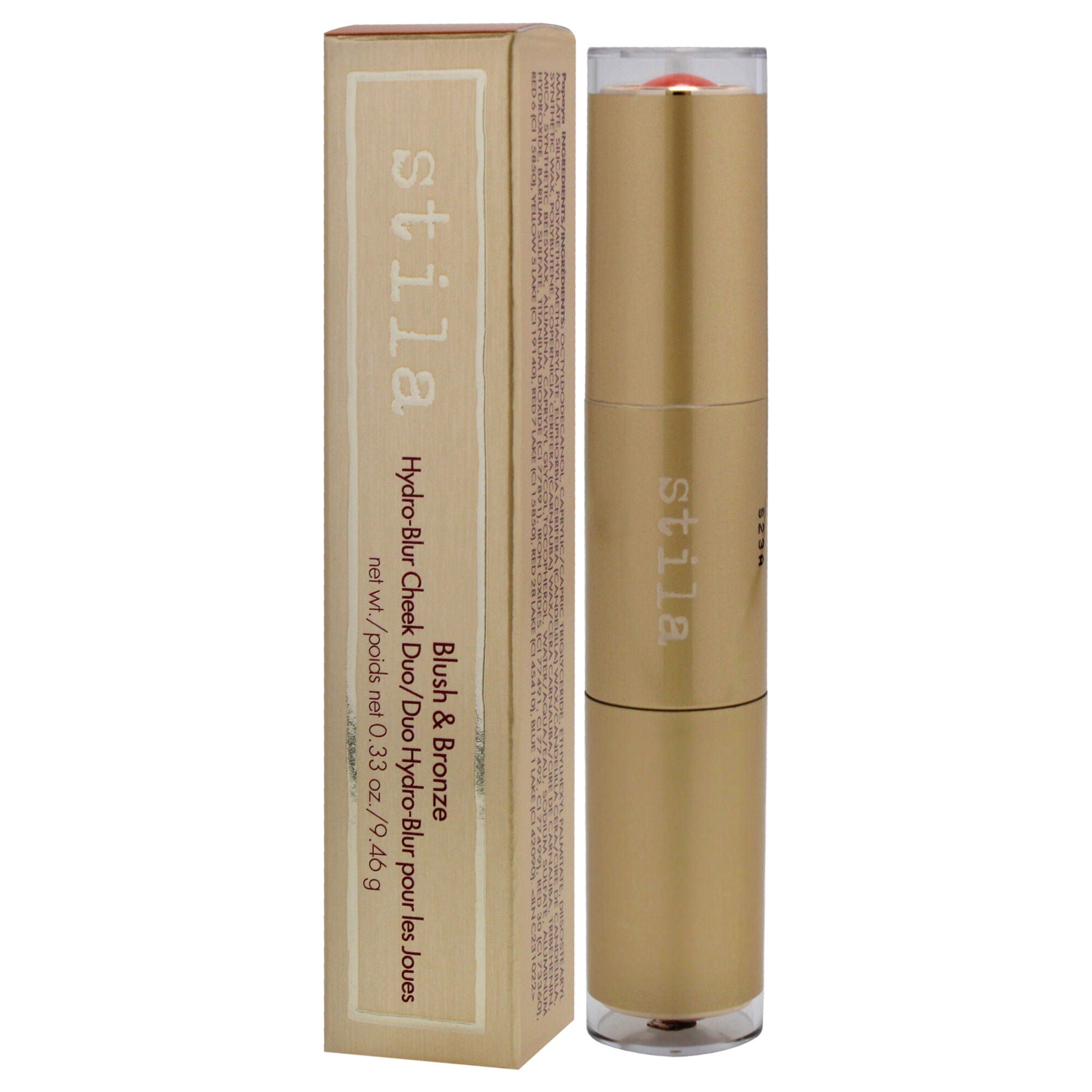 Blush and Bronze Hydro Blur Cheek Duo - Papaya and Tan by Stila for Women - 0.33 oz Makeup, Multi, alternate image number 2