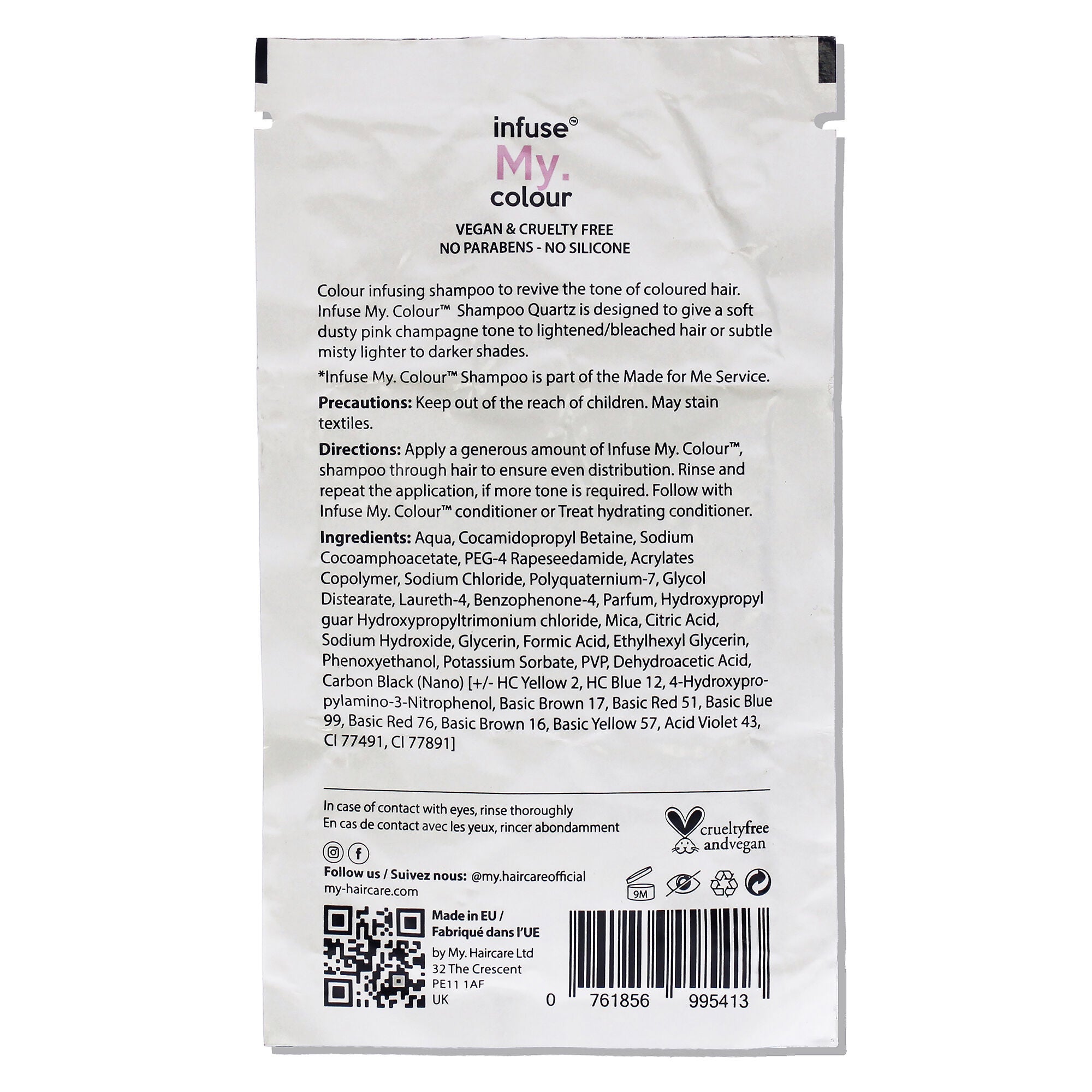 Quartz Shampoo by Infuse My Colour for Unisex - 15 ml Shampoo, See Description, alternate image number 2