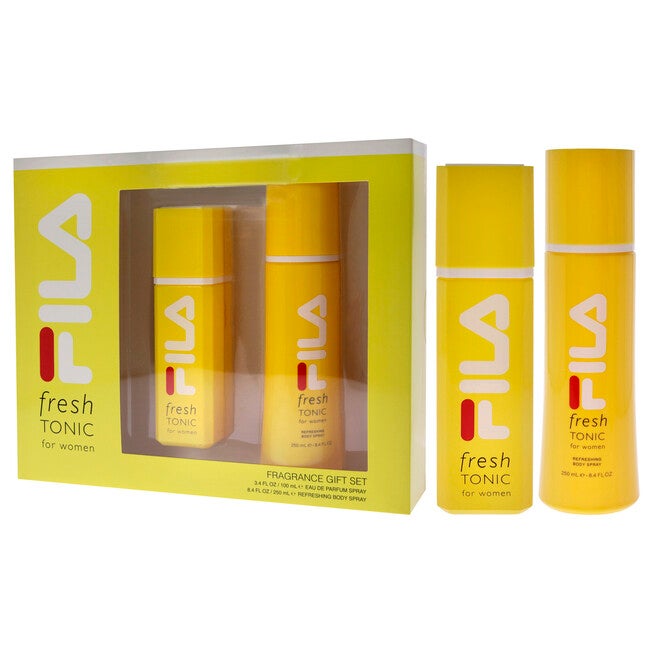 Fila Fresh Yellow by Fila for Women - 2 Pc Gift Set 3.4oz EDP Spray, 8.4oz Body Spray, , alternate image number null