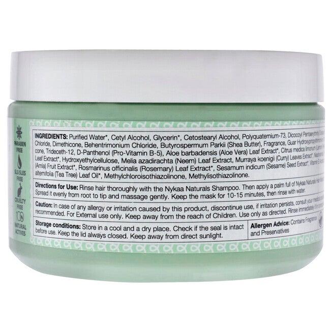 Hair Mask - Amla and Curry Leaves by Nykaa Naturals for Women - 6.76 oz Masque, See Description, alternate image number 2