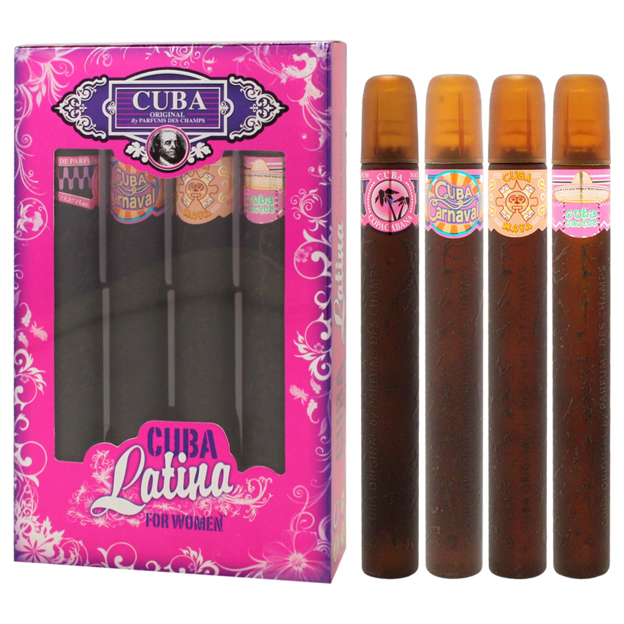 Cuba Latino Collection by Cuba for Women - 4 Pc Gift Set, See Description, alternate image number 3