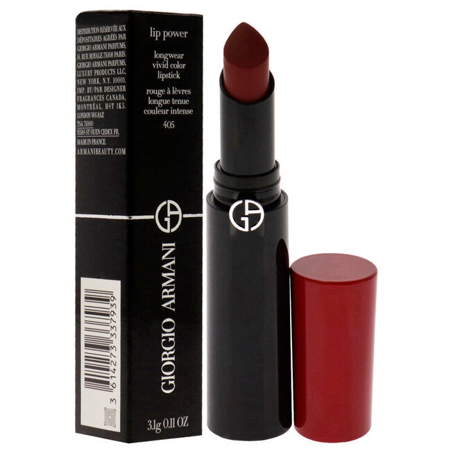 Lip Power Longwear Vivid Color Lipstick - 405 Sultan by Giorgio Armani for Women - 0.11 oz Lipstick, , alternate image number null