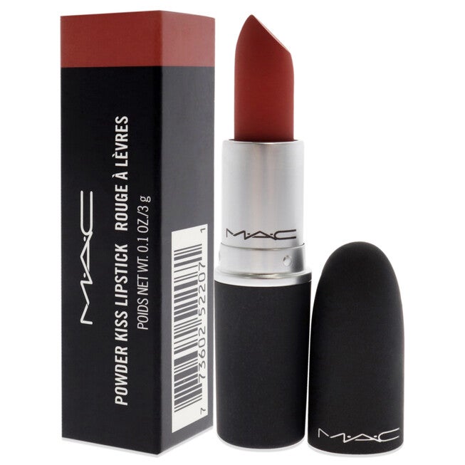 Powder Kiss Lipstick - 316 Devoted To Chili by MAC for Women - 0.1 oz Lipstick, NA, alternate image number null