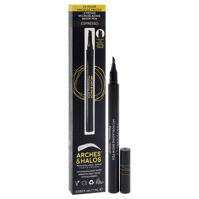 Microblading Brow Shaping Pen - Espresso by Arches and Halos for Women - 0.026 oz Eyebrow Pen, NA, alternate image number null