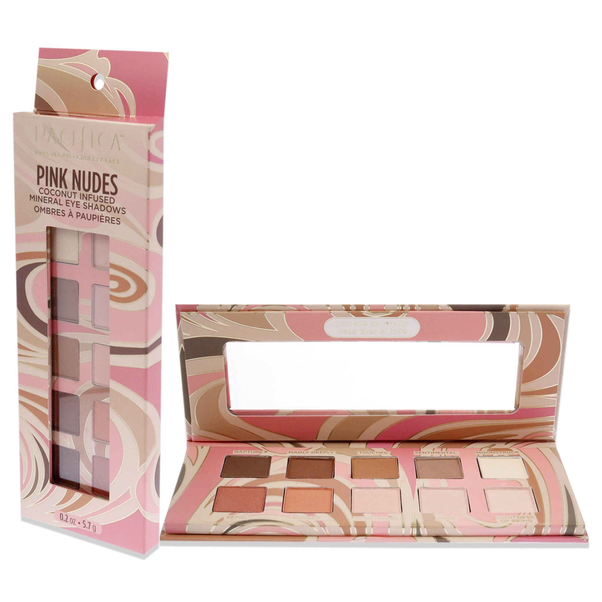 Mineral Eyeshadows - Pink Nudes by Pacifica for Women - 0.2 oz Eye Shadow, , alternate image number 8