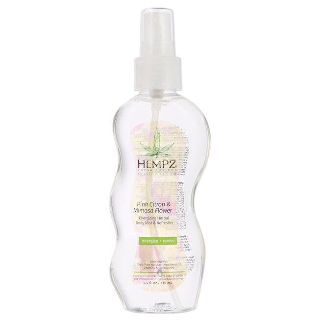 Fresh Fusions Pink Citron and Mimosa Flower Energizing Herbal Body Mist and Refresher by Hempz for Unisex - 4.4 oz Body Mist, , alternate image number null