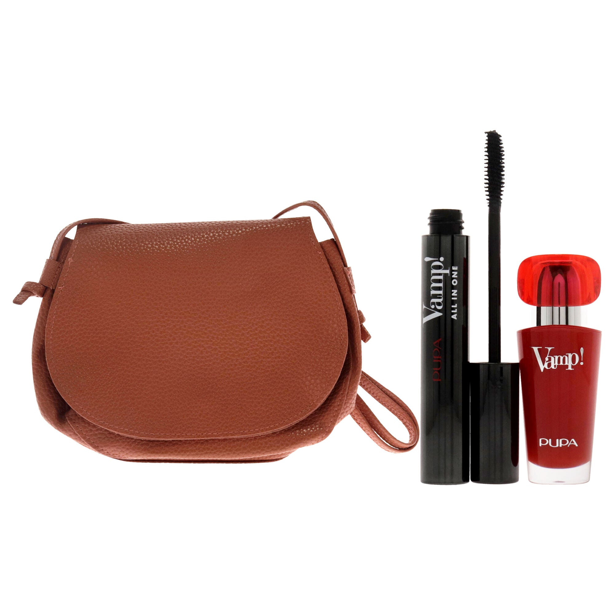 Vamp! All In One and Vamp Lipstick Kit by Pupa Milano for Women - 3 Pc 0.30oz 011 Sexy Black, 0.123oz 301 Intense Red, Postina Bag, See Description, alternate image number 3