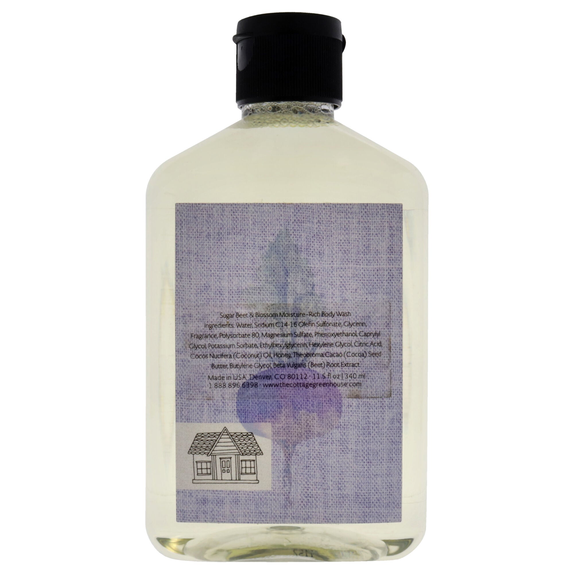 Rich and Repair Body Wash - Sugar Beet and Blossom by The Cottage Greenhouse for Unisex - 11.5 oz Body Wash, See Description, alternate image number 1